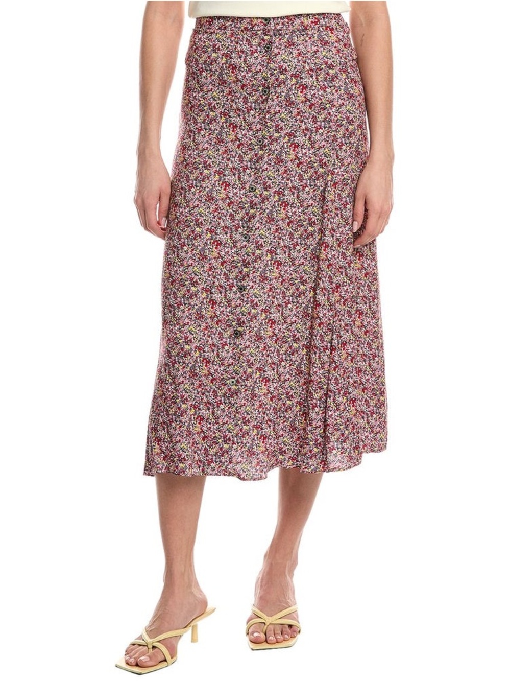 Zadig & Voltaire June Floral Midi Skirt